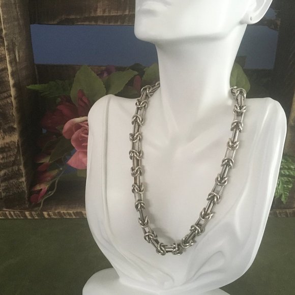 Stephen Dweck Sterling Link Necklace
